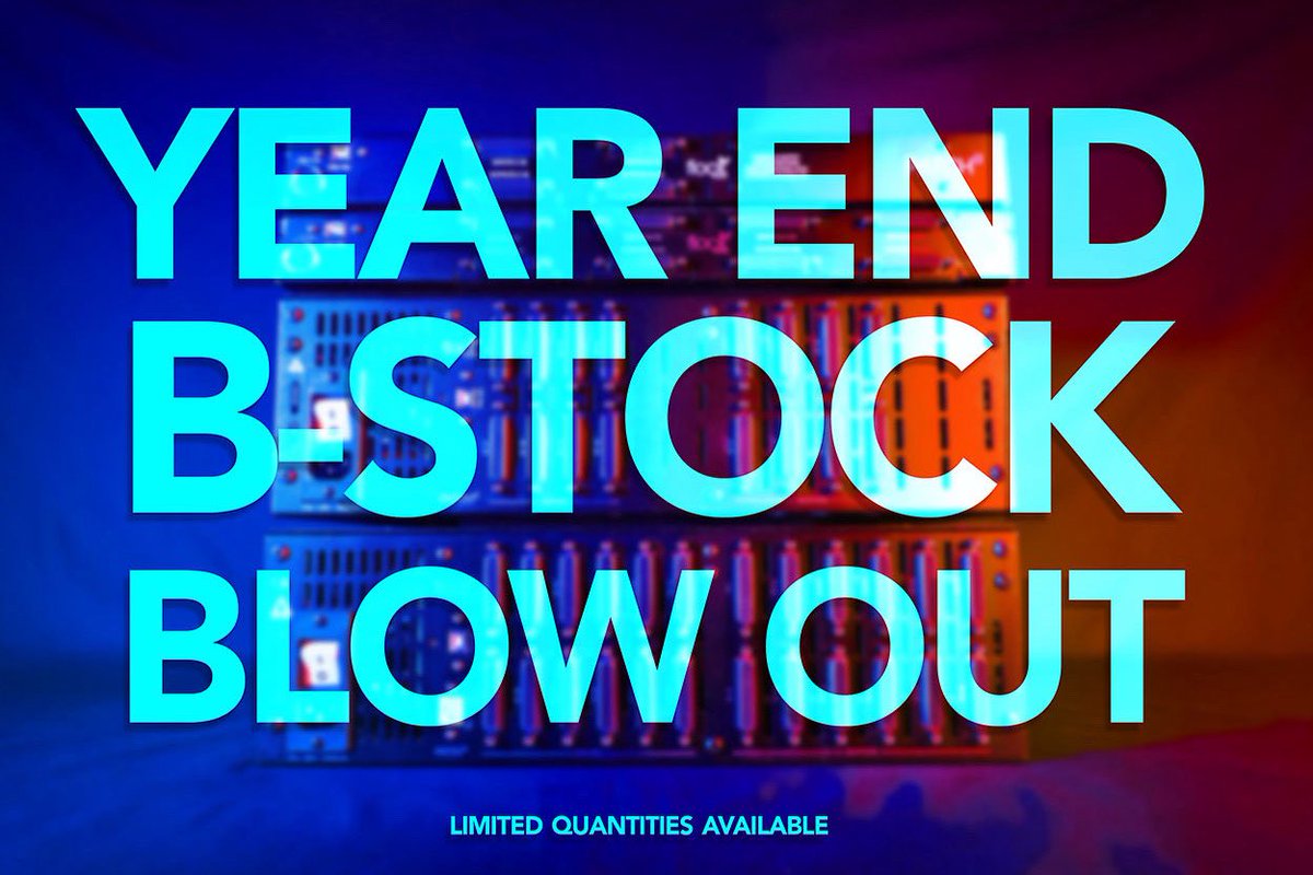 💰💰💰Buy Now! save BIG! For a limited time, take 15% OFF ($300 to $1,950 off select models all B-Stock PATCH Series models.) Each unit includes our Full Standard Warranty, the only “B-Stock” detail is a small cosmetic blemish on the rackmount chassis. flockaudio.com/buy