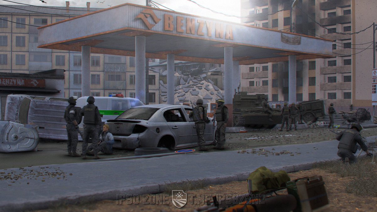 CDF Forces in Novigrad prepare for a firefight.
Novigrad, Central District.

ЧЕРТА.