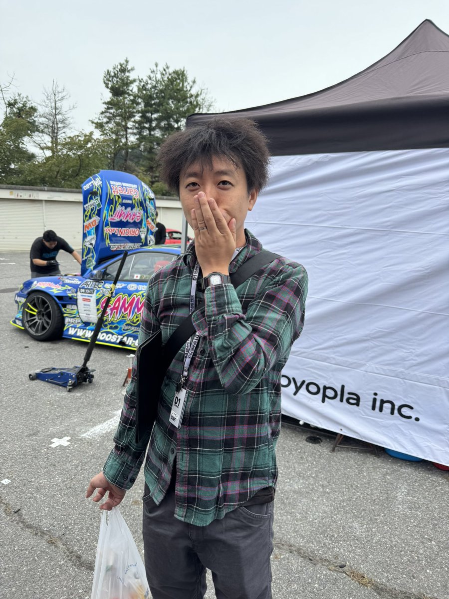 D1lights 名阪
人生初の関西サーキット！

TEAM伊藤オートとして、今シーズン色んなところに行けていることに感謝🙇

駒さんに会うとなぜか安心するんよなぁ〜
みなさんYouTube配信のMCにも注目👀