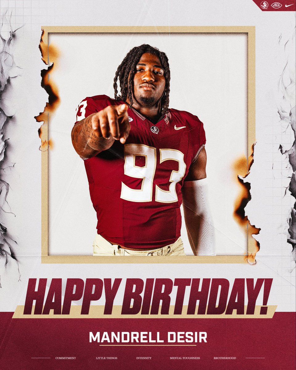 FSUFootball's tweet image. Happy birthday, Darryll and Mandrell!

@darryll_desir | @MandrellDesir19 

#NoleFamily