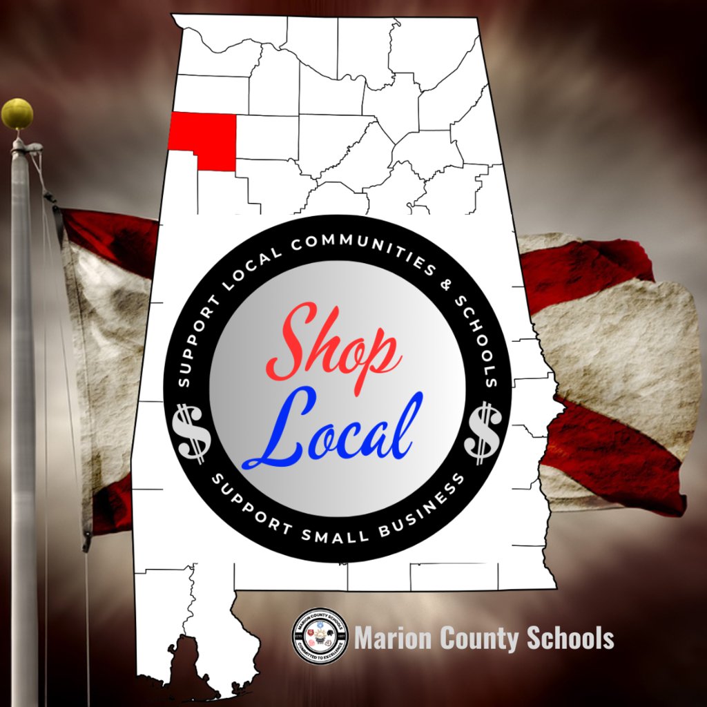Remember, shopping local helps not only our small businesses, but also our schools and communities as well! Shop Local!