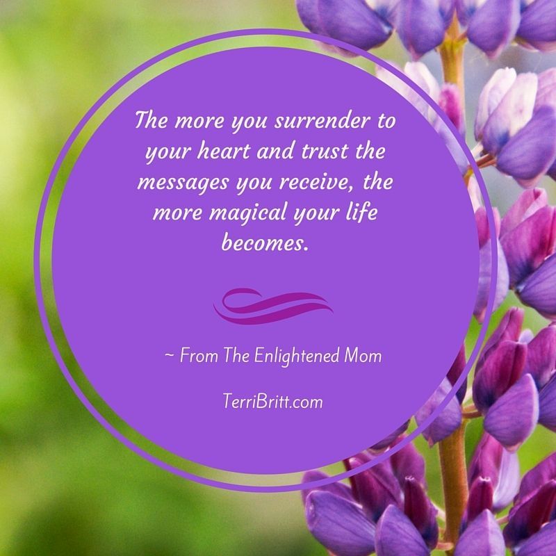 Trust your intuition! TerriBritt.com #intuition #surrender #magic #innerselfworth #fridayvibes😎   #womenleadersoflove #worthy #theworthinessquotient