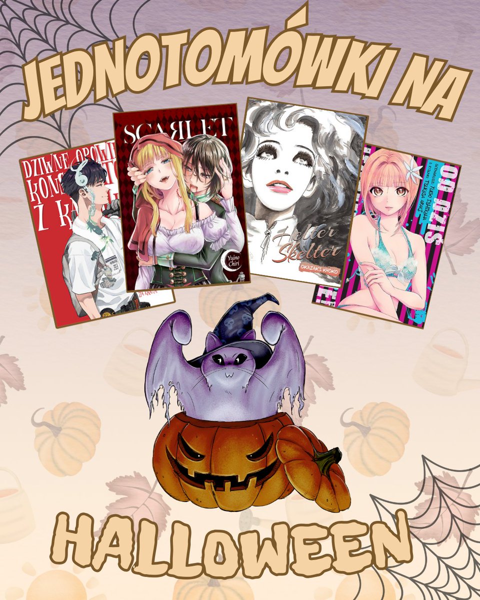 WanekoWaneko's tweet image. SPOOKY TIME już się rozpoczął, a my przychodzimy do Was z pomocą za co warto chwycić w tym czasie. Są tu serie krótsze, dłuższe, powieści, dla młodszych i starszych - dla każdego coś dobrego cz.2
#halloween #spookytime #waneko #manga #lightnovel #jednotomówka #jednotomówkiwaneko