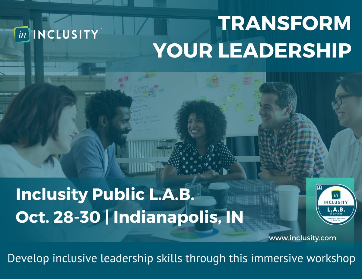 inclusity's tweet image. Our Public @Inclusity L.A.B. (Leadership, Awareness &amp;amp; Behavior) will empower YOU to cultivate an inclusive culture in your org. Find out why a past participant called it “The most important and impactful training I’ve ever attended in my 25+ year career.” Inclusity.com/LABS