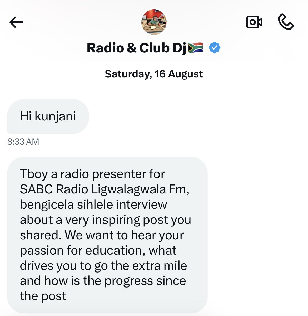 eyoo they wanna interview me about my passion for teaching 🥹