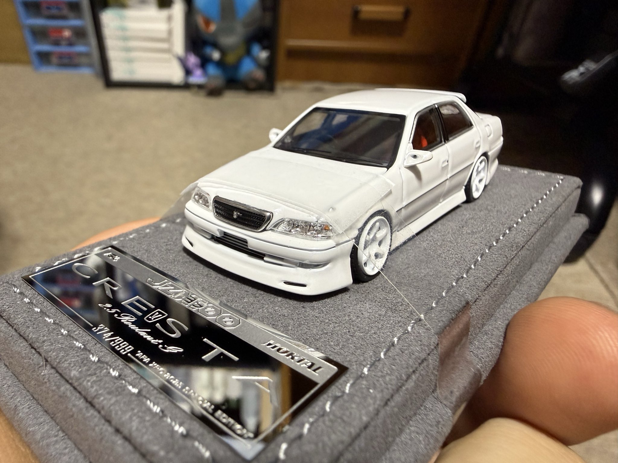 MORTAL 1/64 トヨタ クレスタ カスタム ドリフト仕様 ホワイト MORTAL 1/64 トヨタ クレスタ カスタム ドリフト仕様 ホワイト