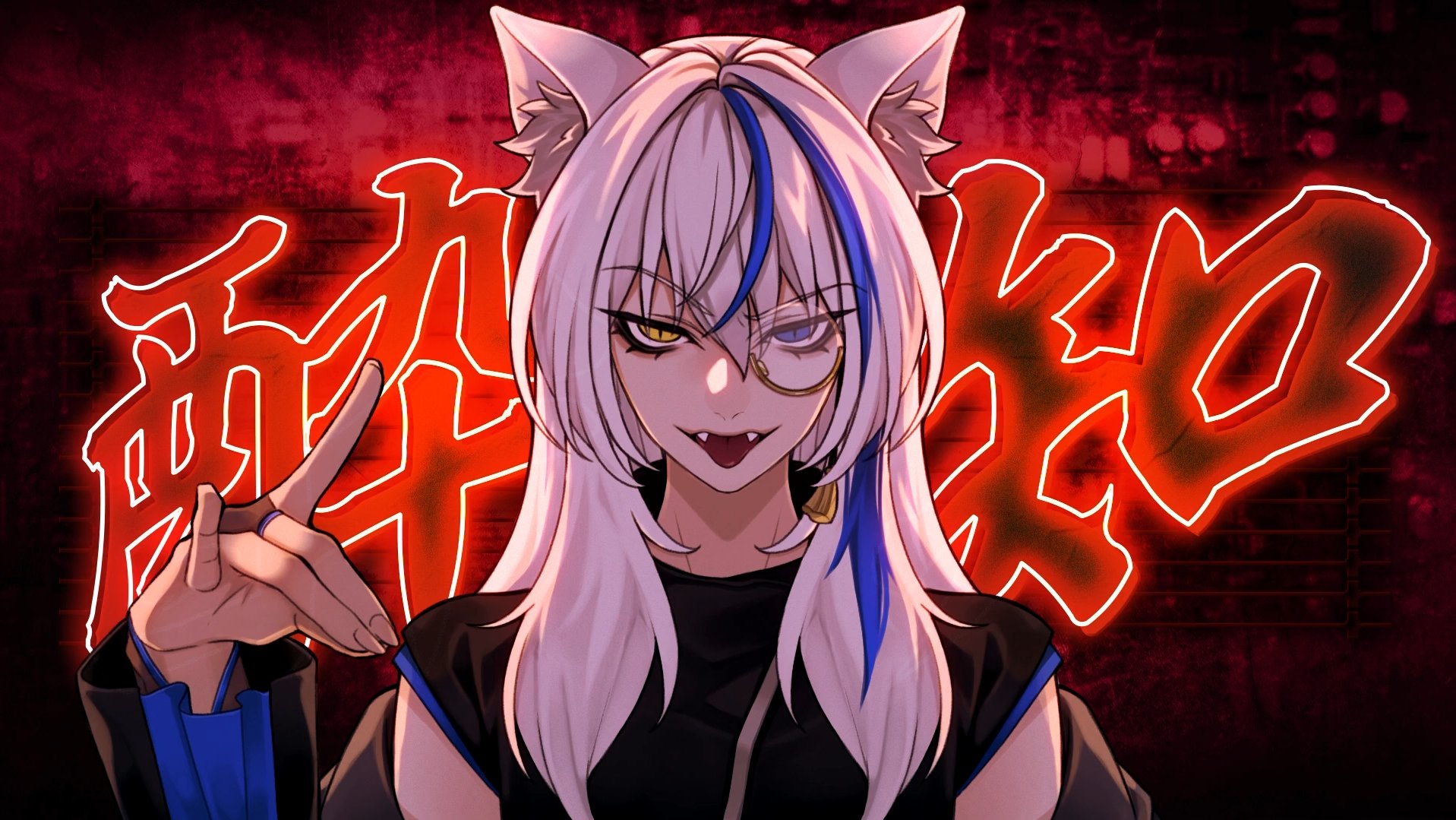 ねこバーバー様⁎⁺˳ Tanjiro Kamadoの猫 (Cat x Cat)