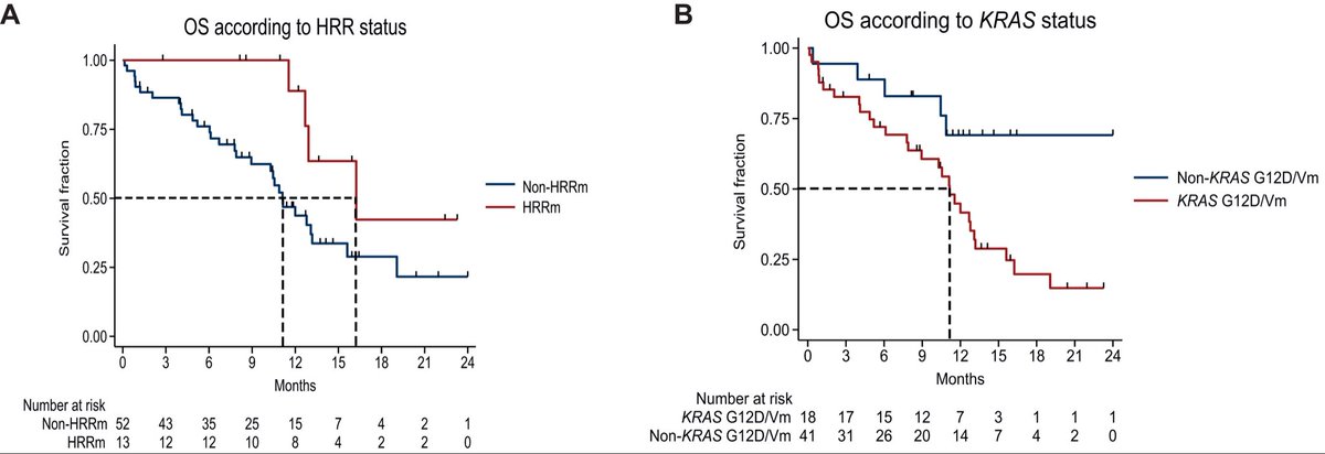 MarioBalsaMD's tweet photo. 🚨 New in @ESMO_Open: Real-world analysis of NALIRIFOX in metastatic #PDAC confirms efficacy & tolerability! 
https://t.co/ijdaqYz1bB

🎯 Median TFS 5.7m , OS 11.2m – consistent w/ NAPOLI 3
🧬 HRRm subgroup: OS 16.2 vs 11.1m
⚠️ KRAS G12D/V → worse OS (11.1m vs NR)
▪️ 22.5% G3–4 AEs

NALIRIFOX improves the curve, but for PDAC the summit is still far from reached ⛰️

@OncoAlert #OncoAlertAF @OncoReporte 
@myESMO @_SEOM @GrupoTTD