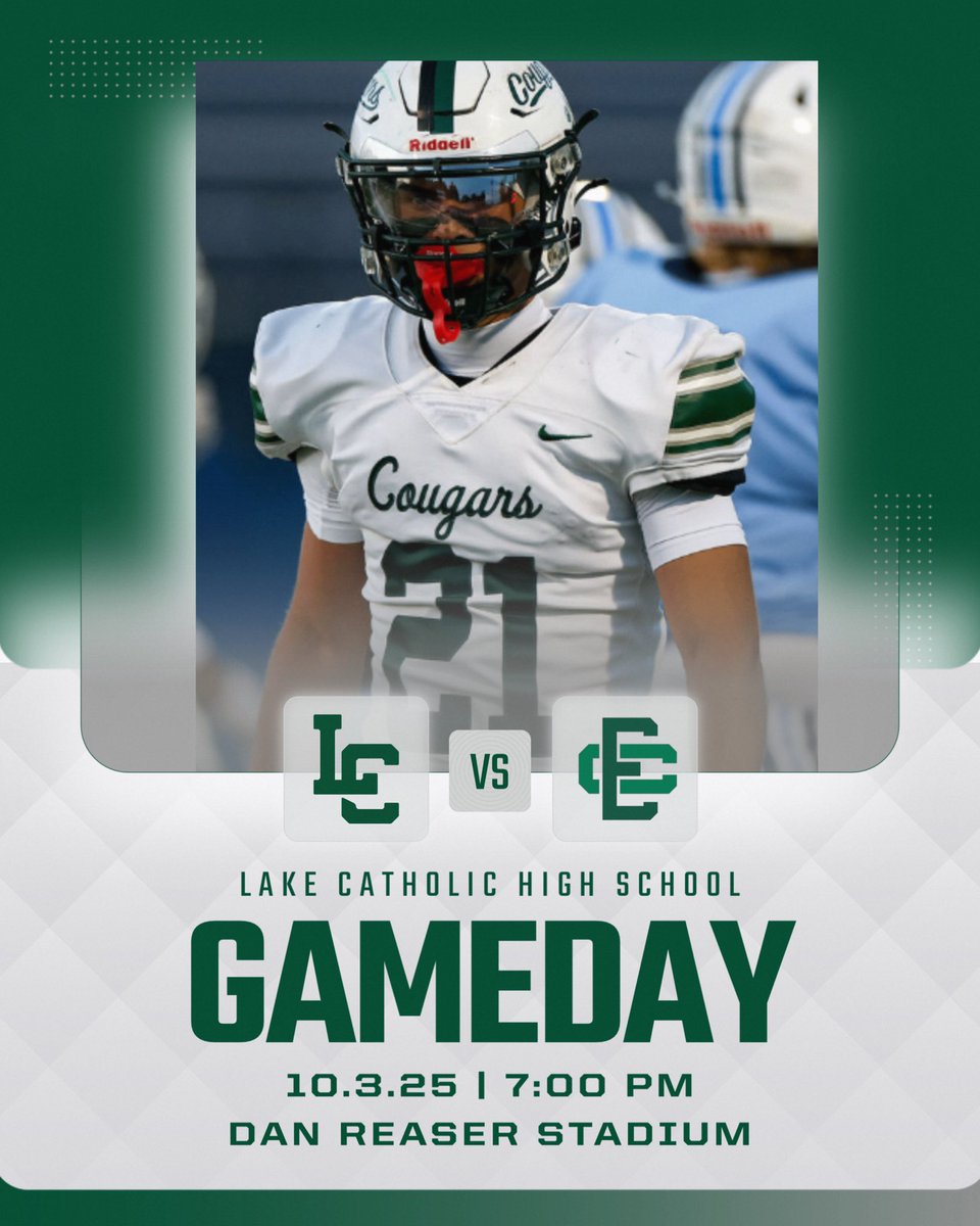 Lake Catholic Football (@lccougarfb) on Twitter photo Gameday at Elyria Catholic‼️ lakecatholic.org/editoruploads/… Gameday at Elyria Catholic‼️ lakecatholic.org/editoruploads/…
