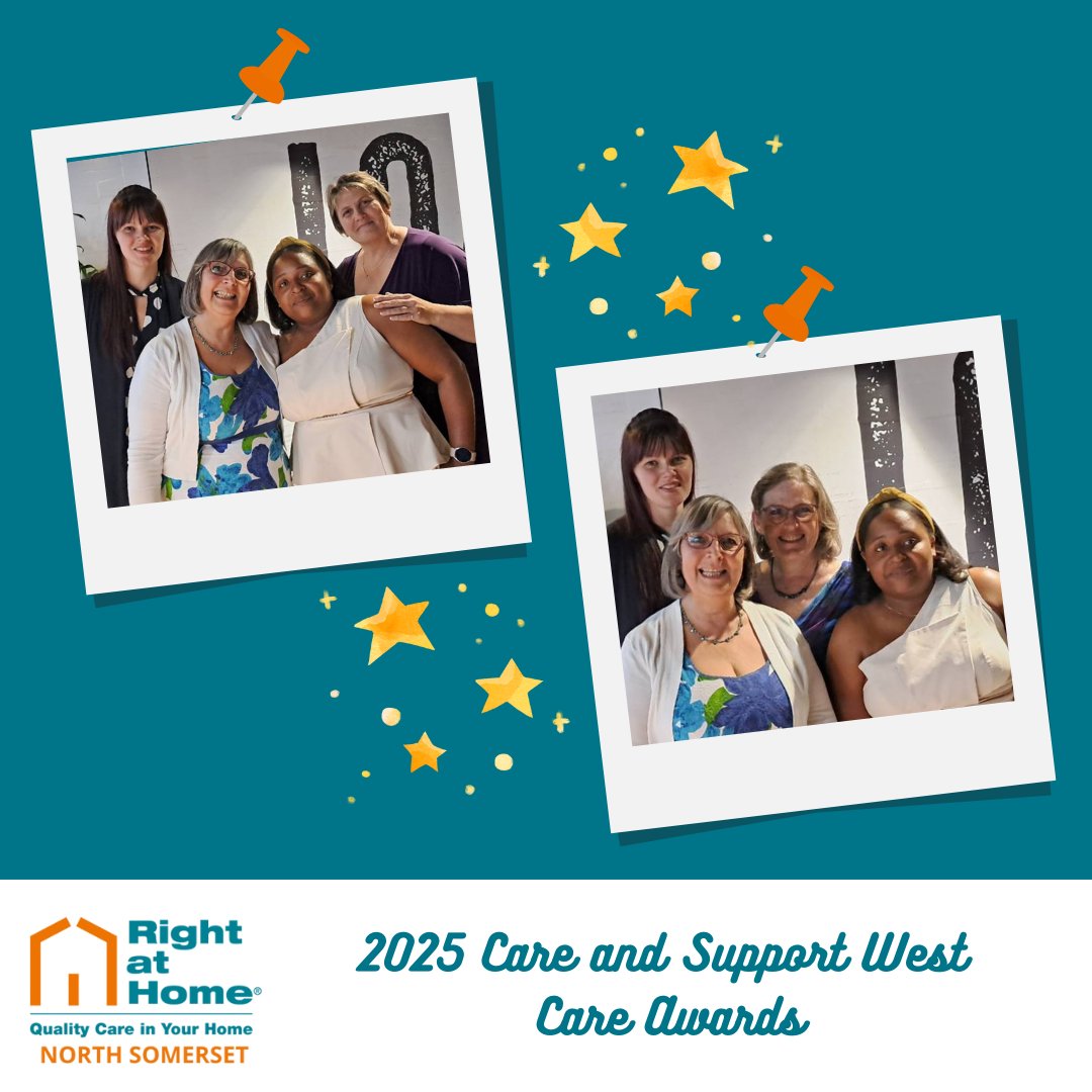 caringright's tweet photo. Please join us in congratulating Stacey and our other award nominees - Ginny (Domiciliary Care/Personal Assistant Front line) and Nicole (Training and Development). What an amazing team we have at Right at Home North Somerset & Somerset!
#amazingteam #careawards https://t.co/hw3hD1UA6h