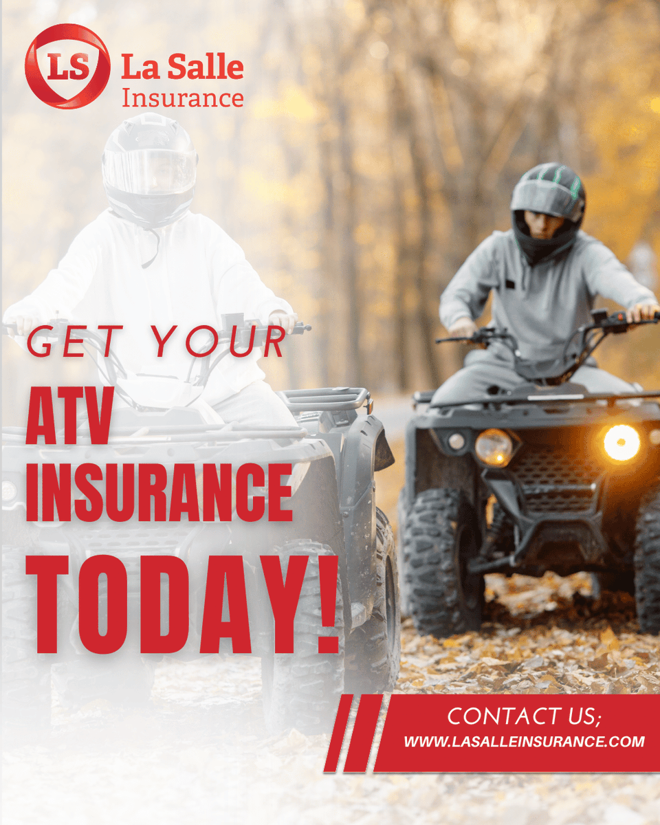 🍁🏍️ Fall ATV season is calling! 🍁🏍️

The trails are waiting — are you ready? 🌲💨
Before you ride, make sure you’ve got the coverage that keeps every adventure worry-free. 🛡️✨

Stop by La Salle Insurance today and gear up with peace of mind.

🌐 - lasalleinsurance.com