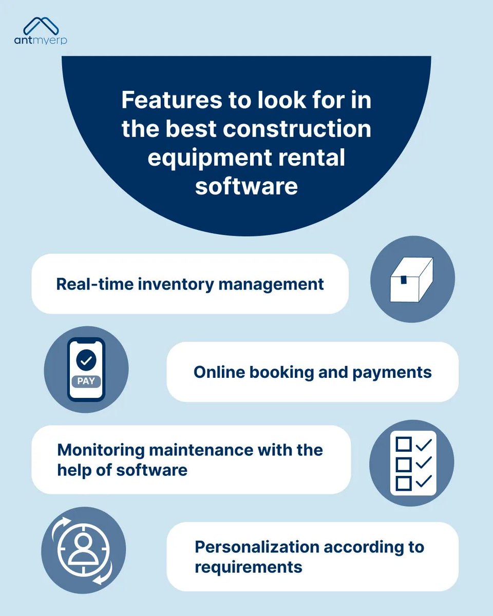AntmyErp's tweet image. Real-time location tracking. Intelligent rentals. No hassle.
Construction rentals just got smarter with AntMyERP.
#ConstructionSoftware #RentalTech #AntMyERP
rfr.bz/t7ad761 rfr.bz/t10e2e8
