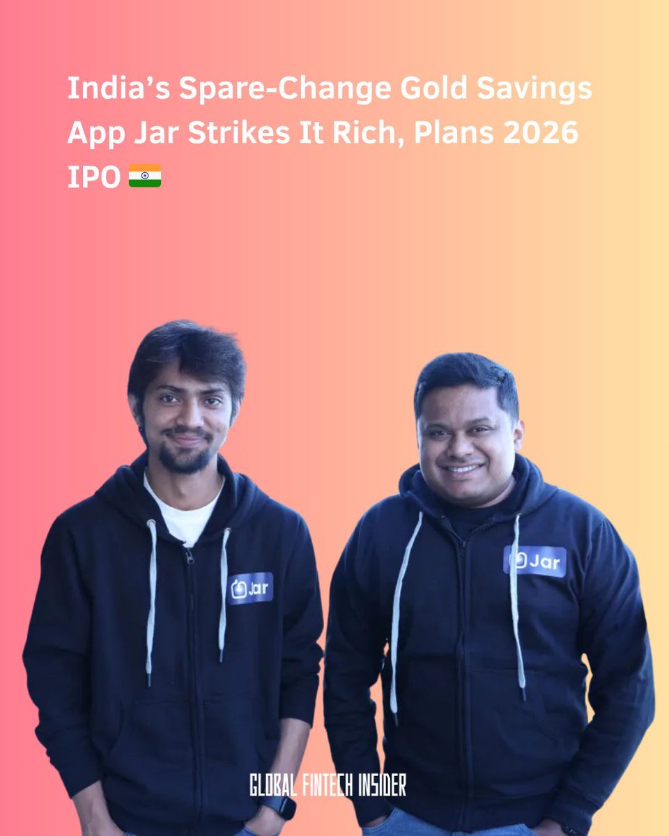 India-based gold micro-savings app <a href="/JarAppHQ/">Jar</a> has turned profitable and is eyeing a 2026 IPO after revenue surged 49-fold to ₹24.5 billion ($279 million) last year. Founded on the idea of daily micro-savings, the app lets users invest in gold from as little as ₹10 ($0.11),