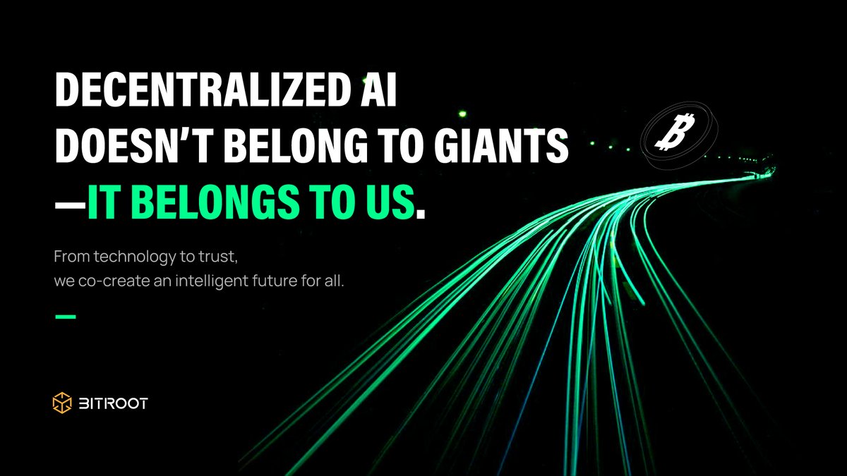 Bitroot_'s tweet image. 🔥 The AI future will NOT be owned by giants.
It will be built by the people. By us.

Bitroot is tearing down the walls of centralized monopoly and opening the gates to:
⚡ Democratized AI compute
🌍 Community-driven growth
🚀 A new decentralized economy

The wave is coming —…