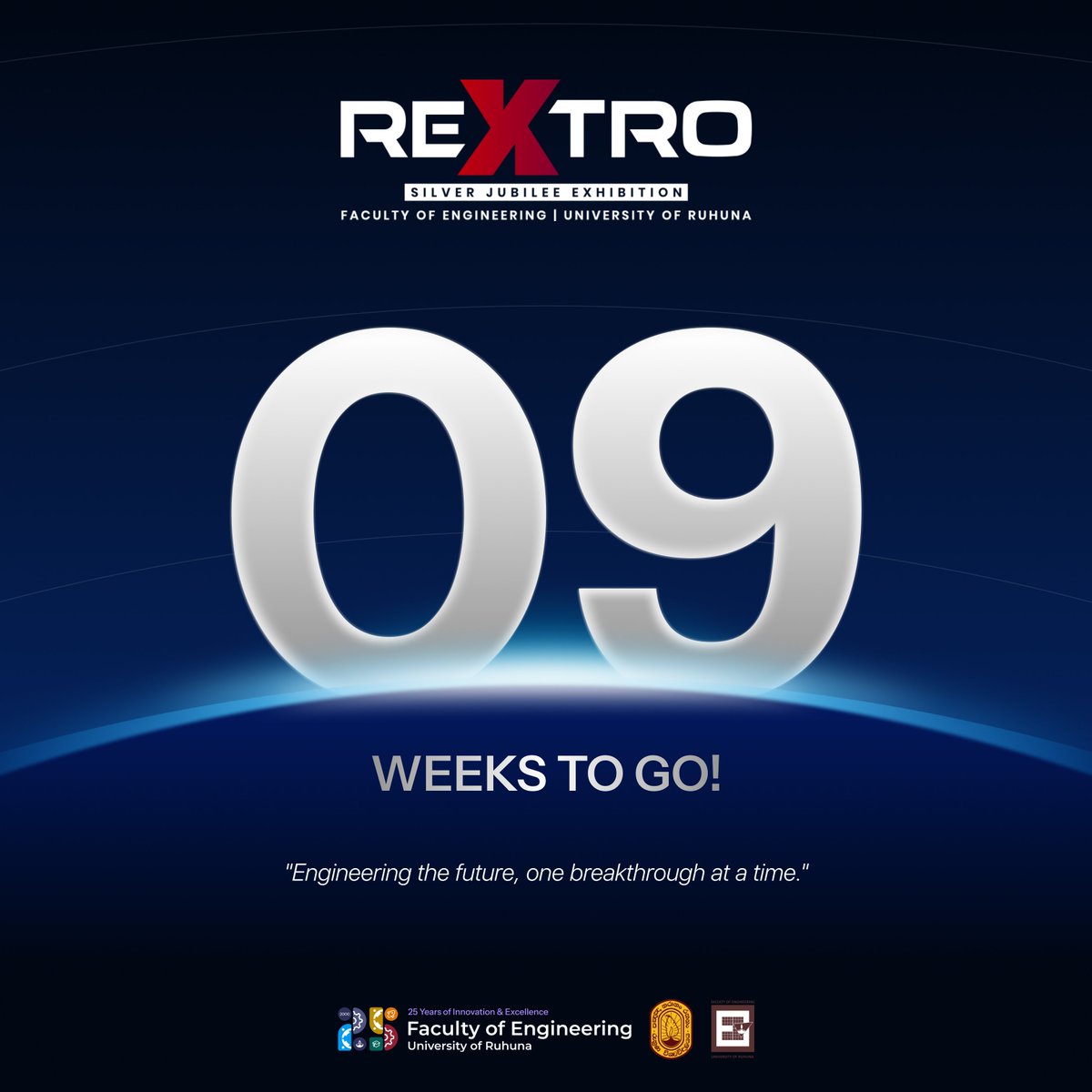 ReXtro2025's tweet image. 💫 Only 9 weeks to go!

REXTRO 2025 isn’t just an exhibition—it’s a celebration of 25 years of innovation, creativity &amp;amp; engineering brilliance 🚀⚙

The future is calling. ⏳

#Rextro25 #25YearsOfEngineering #EfacUOR