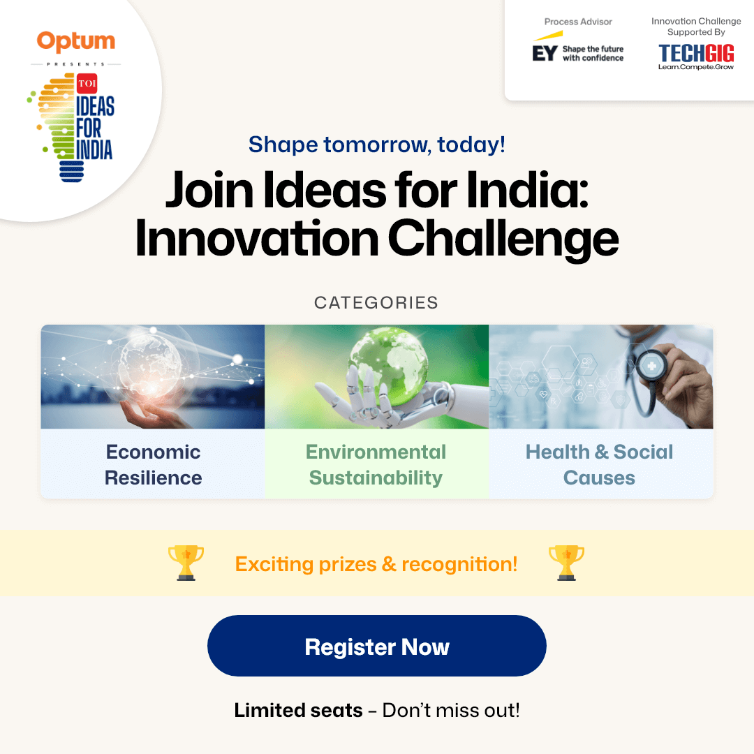 Shape tomorrow, today! Join the Ideas for India: Innovation Challenge and make an impact in one of these key areas-

Environmental Sustainability
techgig.com/hackathon/Envi…

Health &amp; Social Causes
techgig.com/hackathon/heal…

Economic Resilience
techgig.com/hackathon/Econ…
Register now.