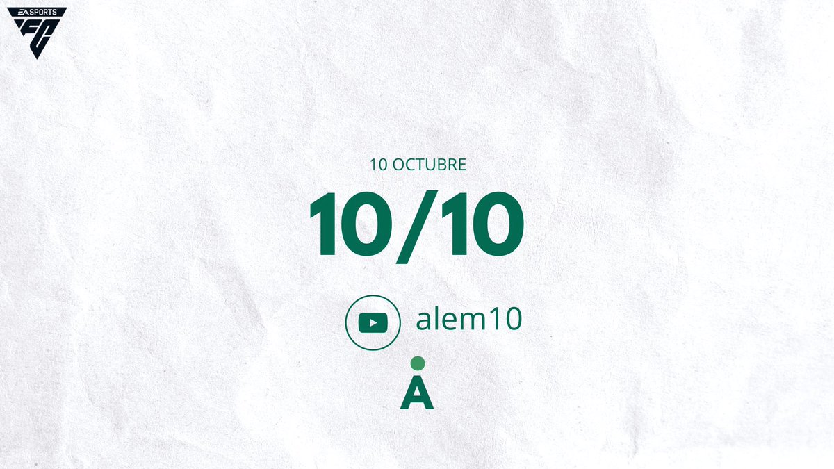 alexlem101's tweet image. VOLVEMOS.

⚽️ El próximo 10 de octubre vuelve el Modo Carrera al canal de YT! 

✅ Contenido renovado y con el buen fútbol que nos ha traído (esta vez sí) el #FC26 

❤️ Nos vemos muy pronto!
