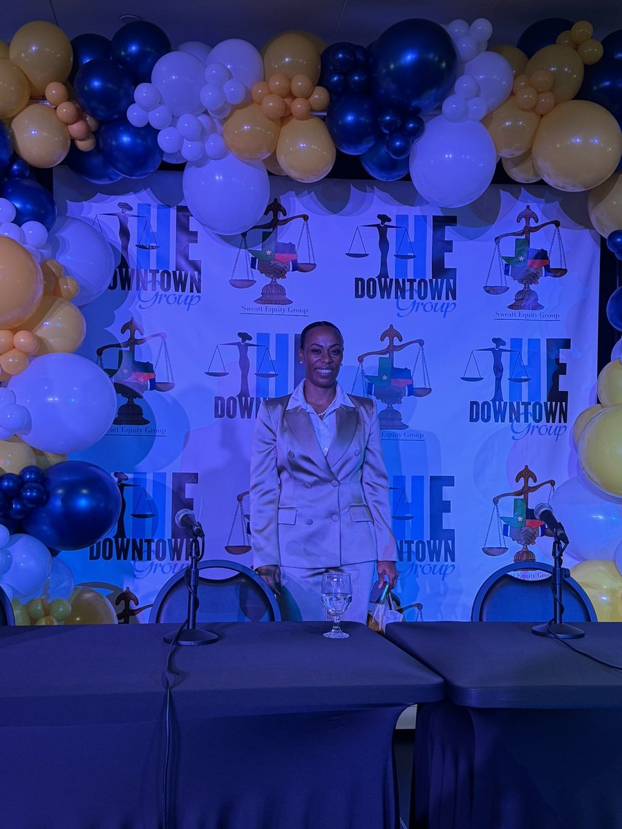 EHughes4Judge's tweet photo. It’s Friday, Houston! ⭐️

I had the honor to speak and attend the Downtown Group and Sweatt Equity Group and  Trendsetters and Trailblazers Luncheon, “Staying Power: Retaining Excellence in Law.” ⚖️✨

#TrendsettersAndTrailblazers #ExcellenceInLaw #CommunityAndPower #HoustonLaw https://t.co/SctwqLqjWs