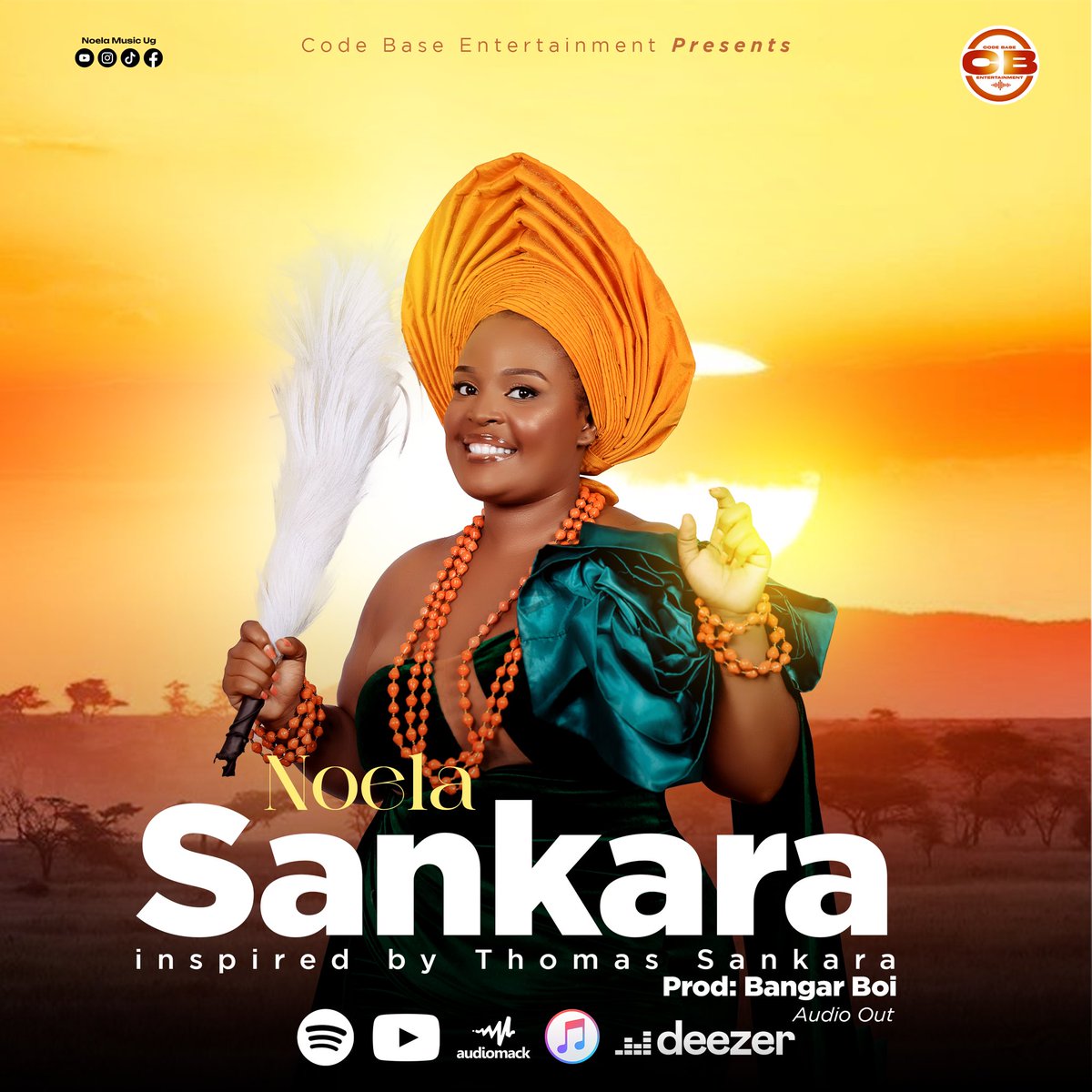 CodeBaseEnt's tweet photo. IT’S RELEASE DAY! 
The wait is over! We’re dropping TWO fire tracks on all streaming platforms:
🔥 Noela’s “SANKARA” 
🔥 Quin Smile’s “BUWOOMI” 

Both available NOW on Spotify, Apple Music, Audiomack, Boomplay, and all your favorite platforms!
Which one are you streaming first? https://t.co/fhO14ARRmT