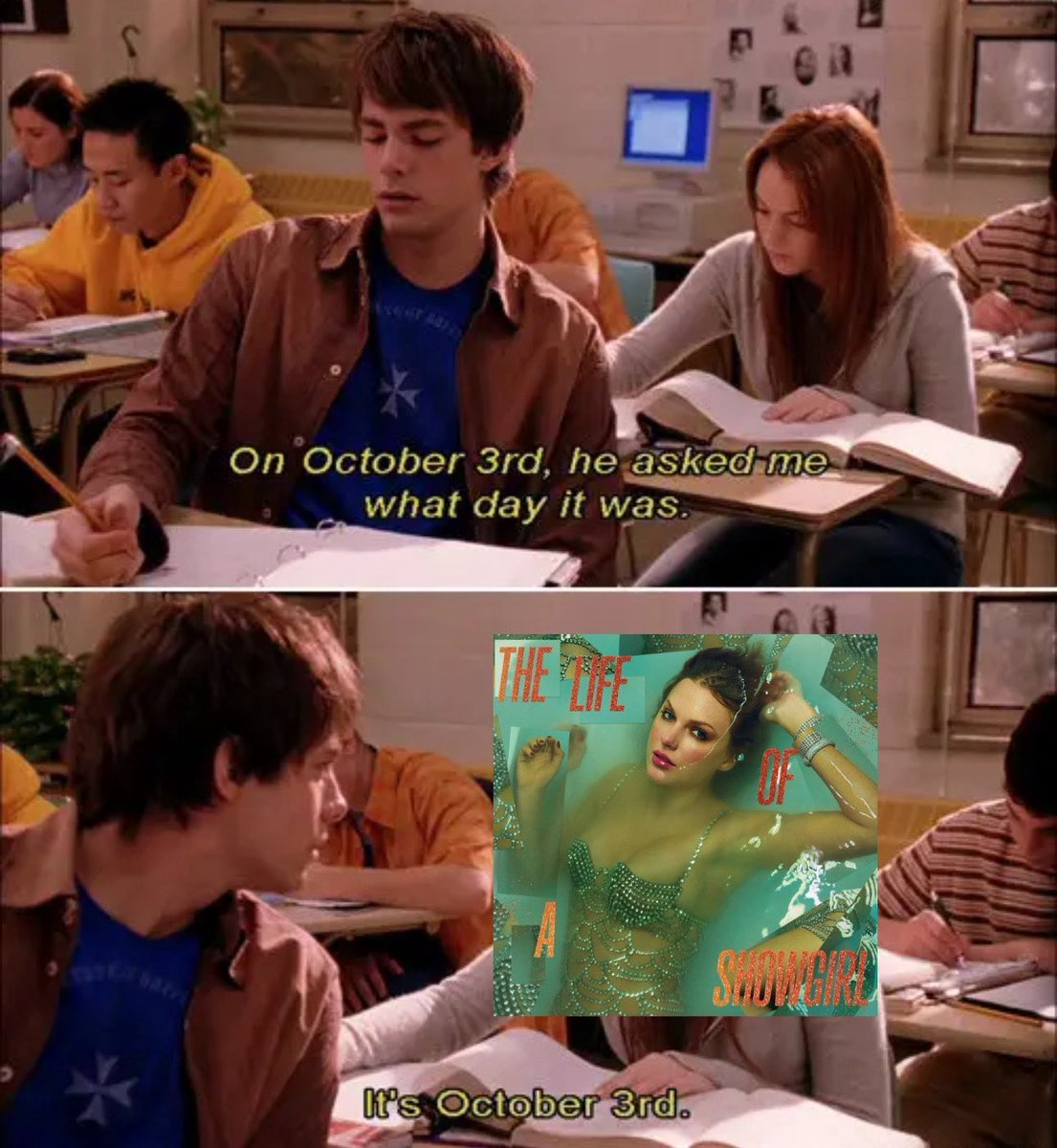 Taylor Swift 🧡
#MeanGirls #MeanGirlsDay #October3rd #TaylorSwift #tsthelifeofashowgirl #Opalite