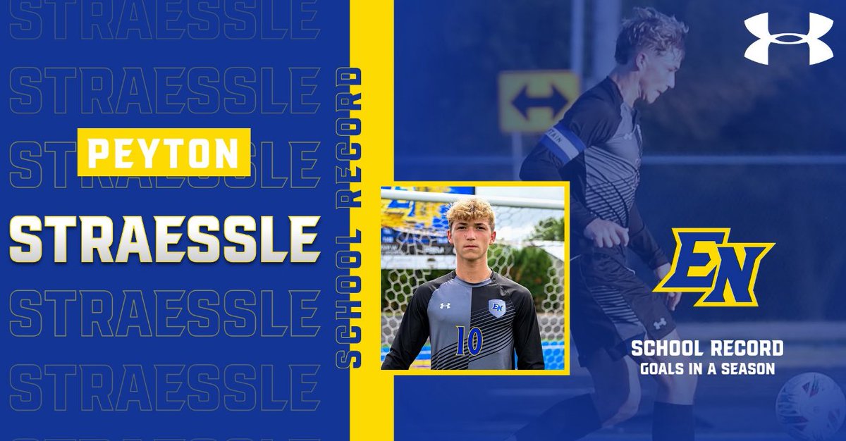 EN_msoc's tweet photo. Last night I had the honor of watching Peyton Straessle break a school record and enter the state record books for most goals in a season at 31 goals. He currently is sitting at 34 and looking to add more during our post season run

Beyond blessed to be his coach for this moment! https://t.co/N6bRXFopB1