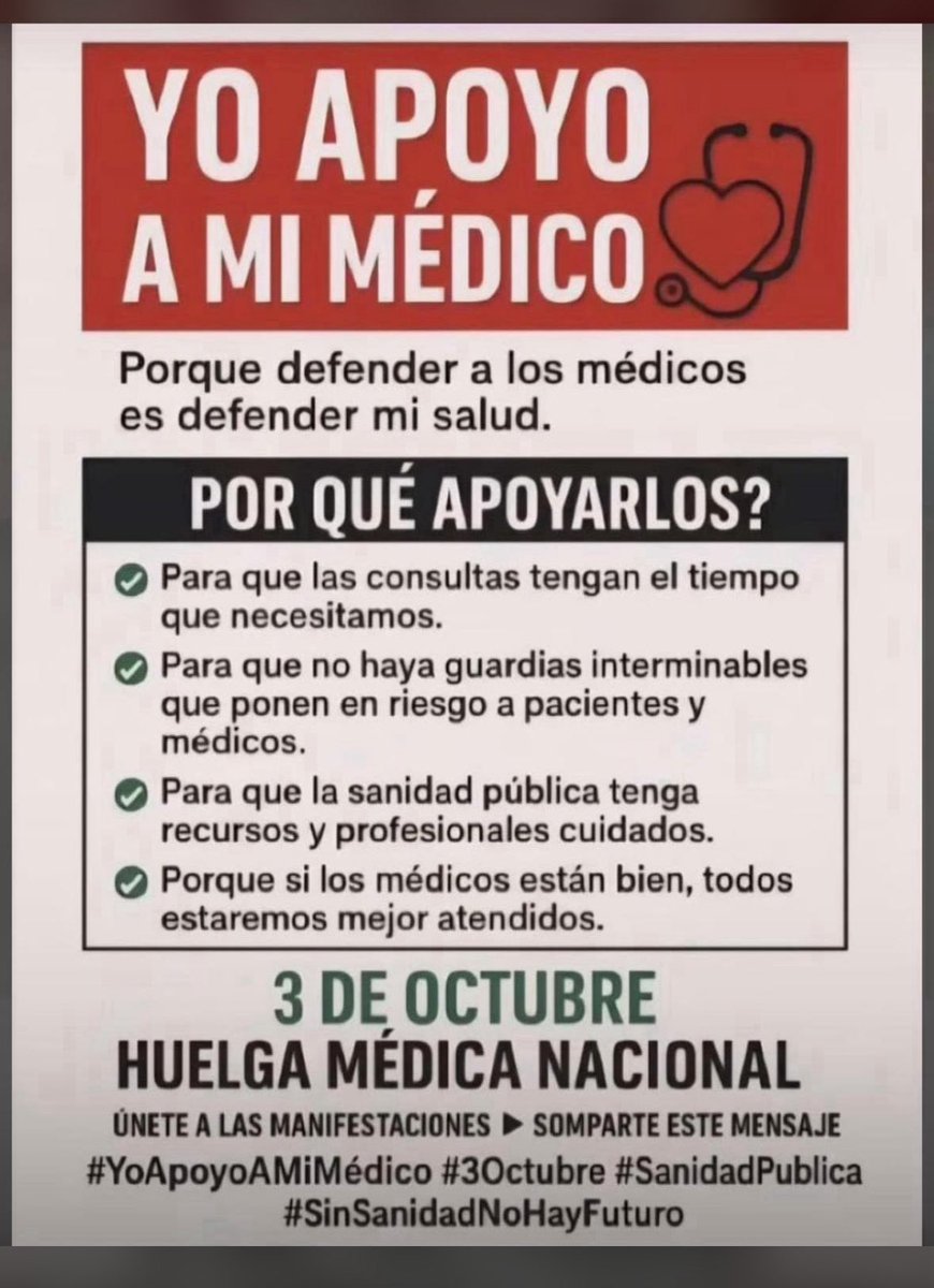 #EstatutoMarco #HuelgaMedica3O