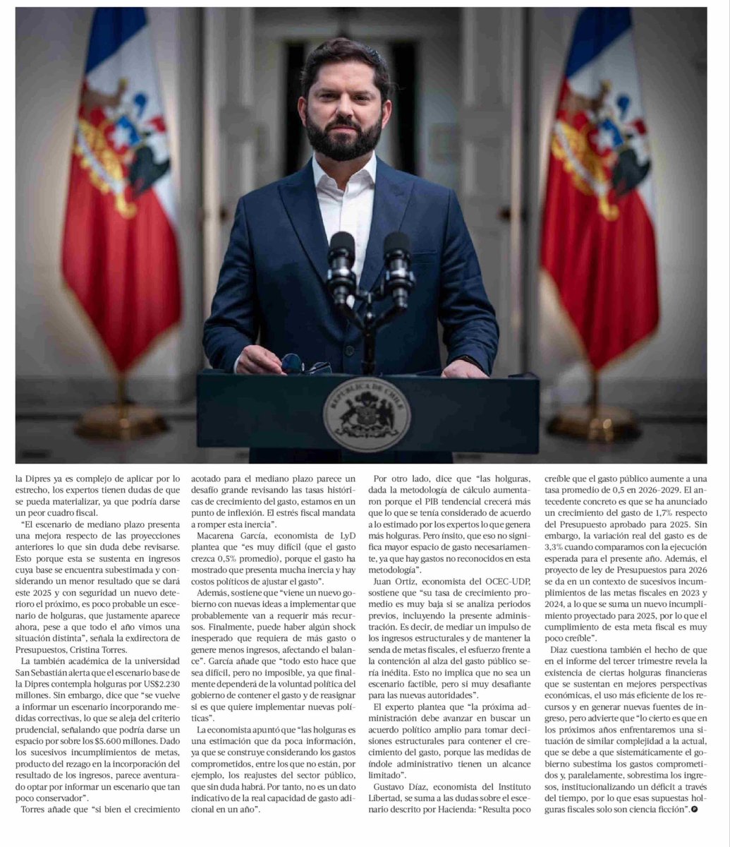 “La próxima administración debe avanzar en buscar un acuerdo político amplio para tomar decisiones estructurales para contener el crecimiento del gasto, porque las medidas de índole administrativo tienen un alcance limitado” señaló el economista sénior <a href="/juanortiz_c/">Juan Ortiz C</a> en Pulso