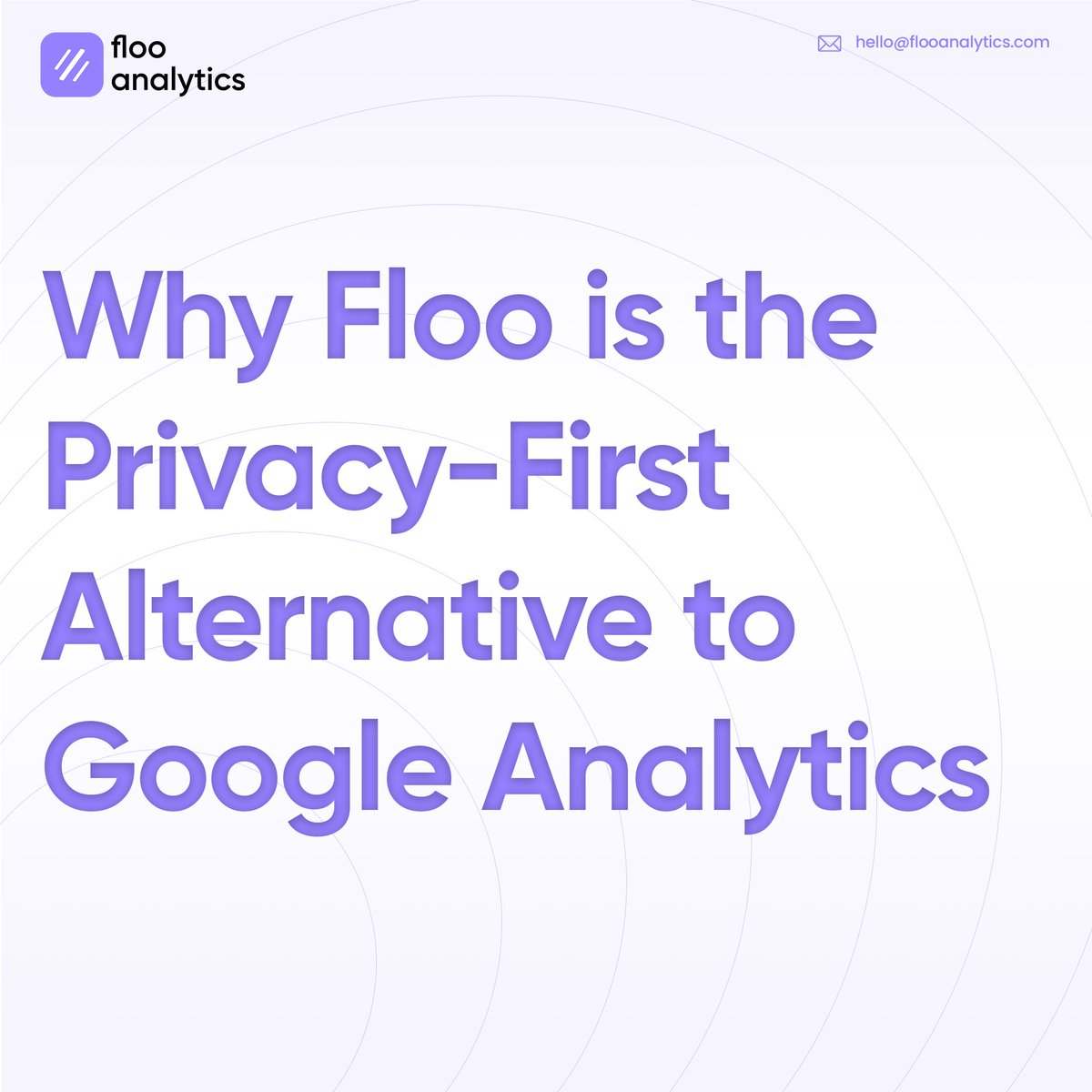 FlooAnalytics's tweet image. Tired of invasive tracking? Floo is the privacy-first alternative to Google Analytics, no cookies, no consent banners, just clean, honest insights you control. Lightweight, simple, and built for modern businesses.
#PrivacyFirst #Analytic #GoogleAnalyticsAlternative #FlooAnalytics
