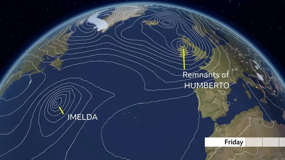 How Atlantic Hurricane Humberto becomes Ireland’s Storm Amy
Ex Hurricanes are increasingly bringing devastating storms to Ireland and UK 
metlink.org/blog/extreme-w…