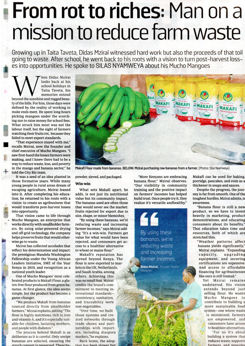 Featured in the Nairobian newspaper with the Standard group today on page 19. 

Grab your copy!