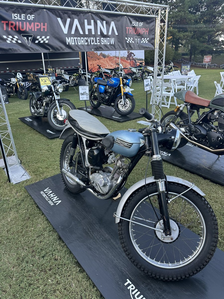 Please vote for my bike #6 all weekend. My 1964 Tiger Cub is on display at Barber Motorsports.  Help out this fellow rider to beat these larger bikes in the contest.