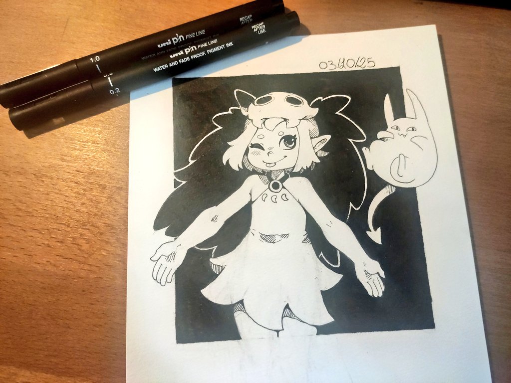 3eme jour du #doftober ! 

J'ai tellement plus l'habitude du tradi... 
#inktober #ankama