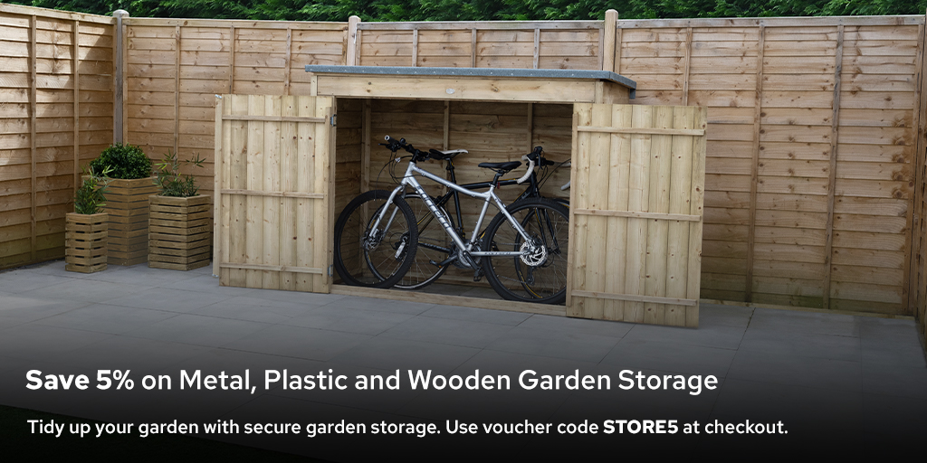 BuyShedsDirect's tweet photo. SAVE 5% on metal, plastic and wooden garden storage!
Use code STORE5 at checkout

SHOP NOW- https://t.co/TbccrMrPQl https://t.co/vIdaBryYTD