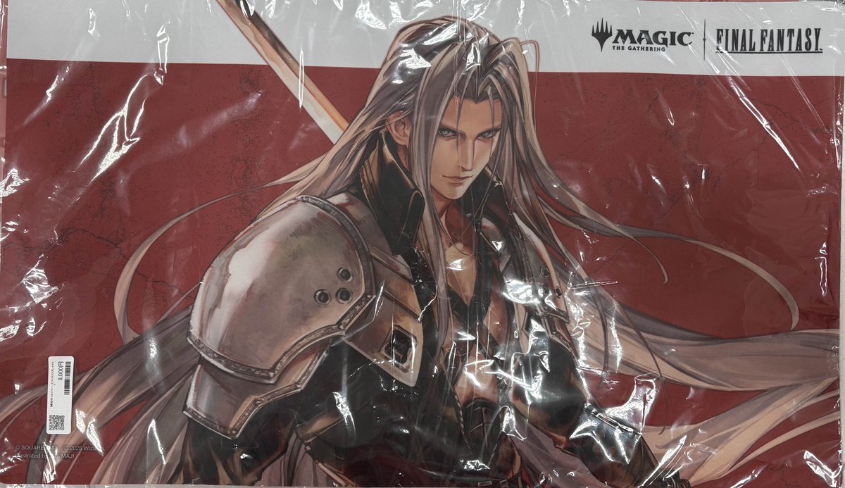 箔押しプレイマット　威名のソルジャー、セフィロス　FINAL FANTASY 箔押しプレイマット 威名のソルジャー、セフィロス FINAL