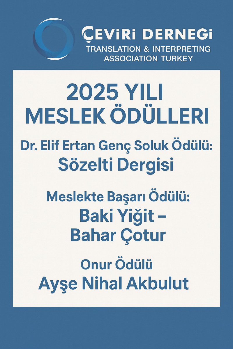 Çeviri Derneği tweet media