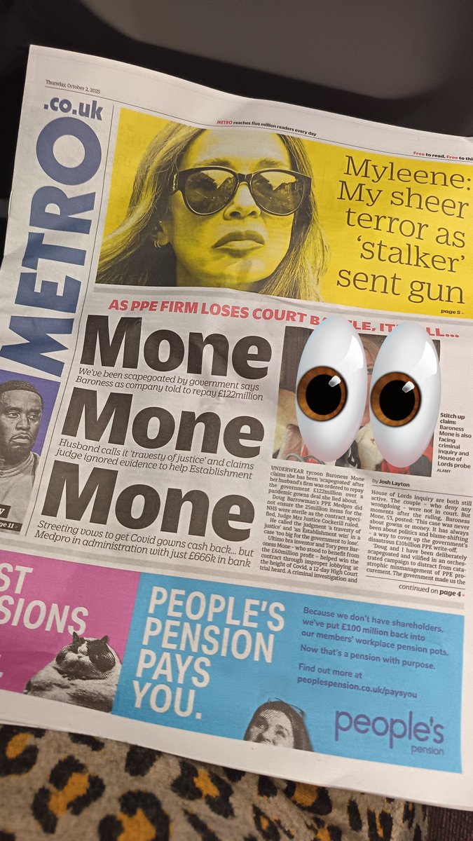 Everyone is talking about Tom Mones' performance supporting Roland Gift and FYC at the <a href="/LondonPalladium/">The London Palladium</a>... it has made the front pages! 🤣