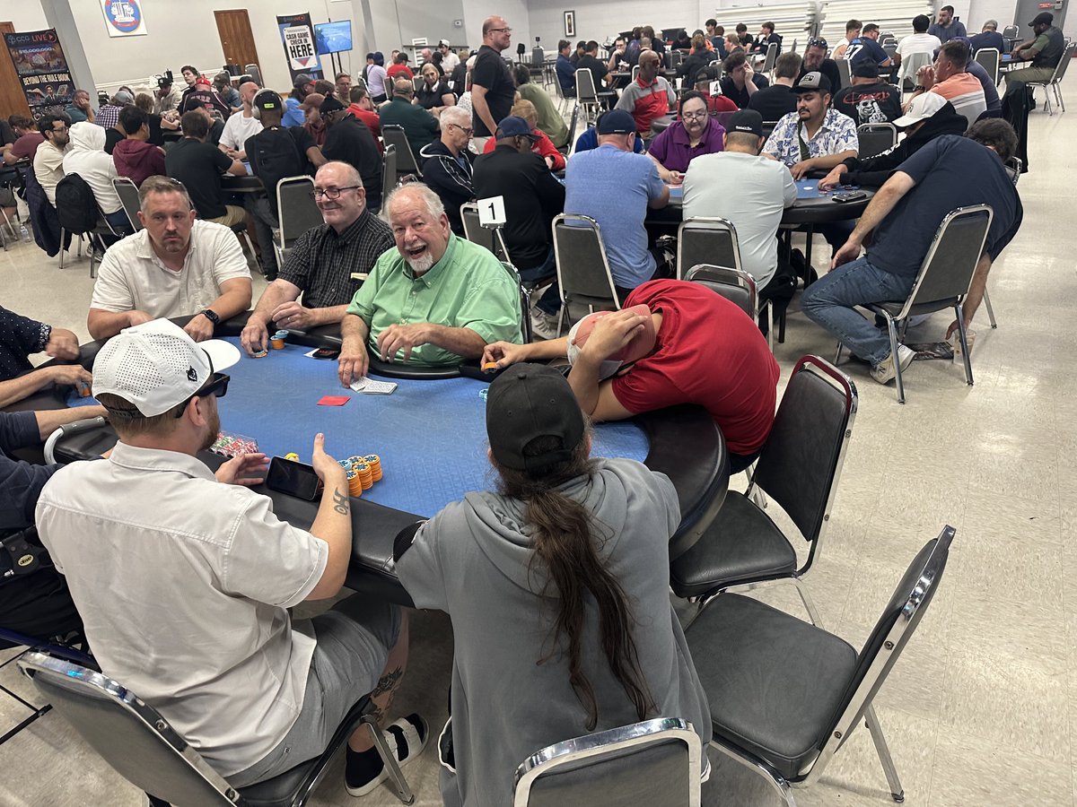 Charity poker TODAY 🎉 Fri Oct 3 @ Bridgeview CC!

💸 $1-2 NLH @ 2pm | $2-3 NLH &amp; $1-2-5 PLO @ 3pm
🗓️ Tourneys:
🦅 2pm $20 Early Bird
🥈 4pm $40 2nd Chance
🏆 6:30pm $120 Friday Deepstack
🎖️ 8:30pm $50 Night Owl

👑 Cash is King — bonus hrs 2–4pm &amp; 11pm–1am!

#ccgpoker #poker