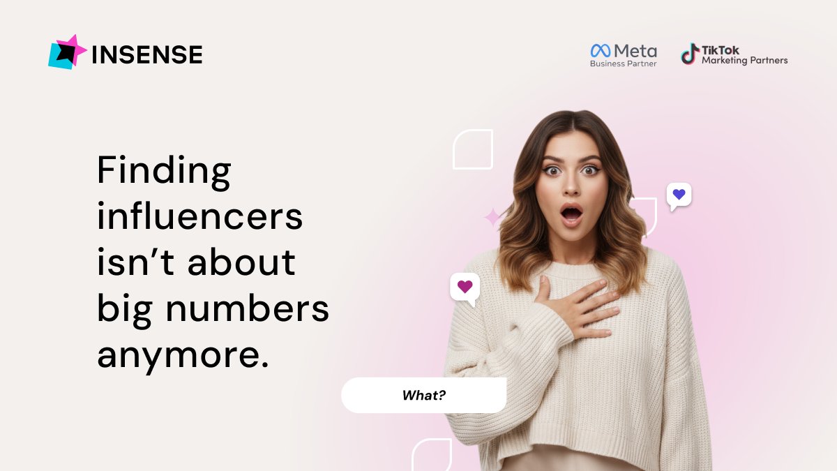 Finding influencers isn’t about glossy feeds or big numbers anymore. 🤔

✨ Follower count ≠ results 
✨ Alignment &amp; trust matter more
✨ The right creator = an extension of your brand

 Here’s how to find them (without endless scrolling) 👇 insense.pro/blog/how-to-fi…