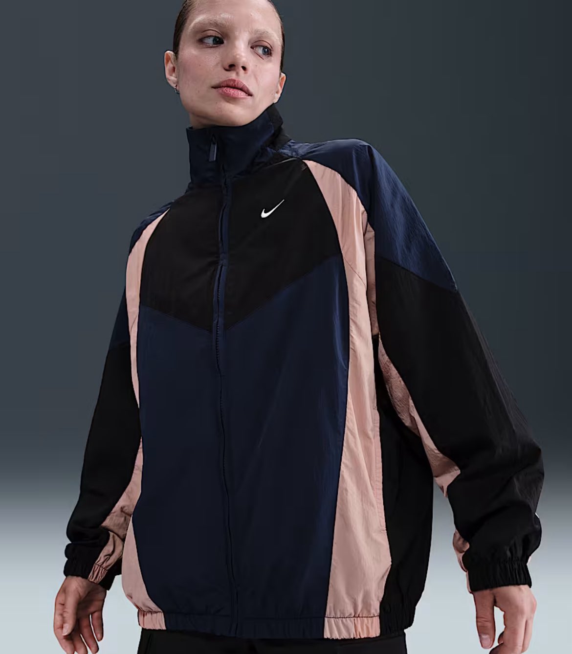 【aespa カリナ着用】NIKE ウィンドランナー ニット ジャケット XL aespa カリナ着用】NIKE ウィンドランナー ニット ジャケット M
