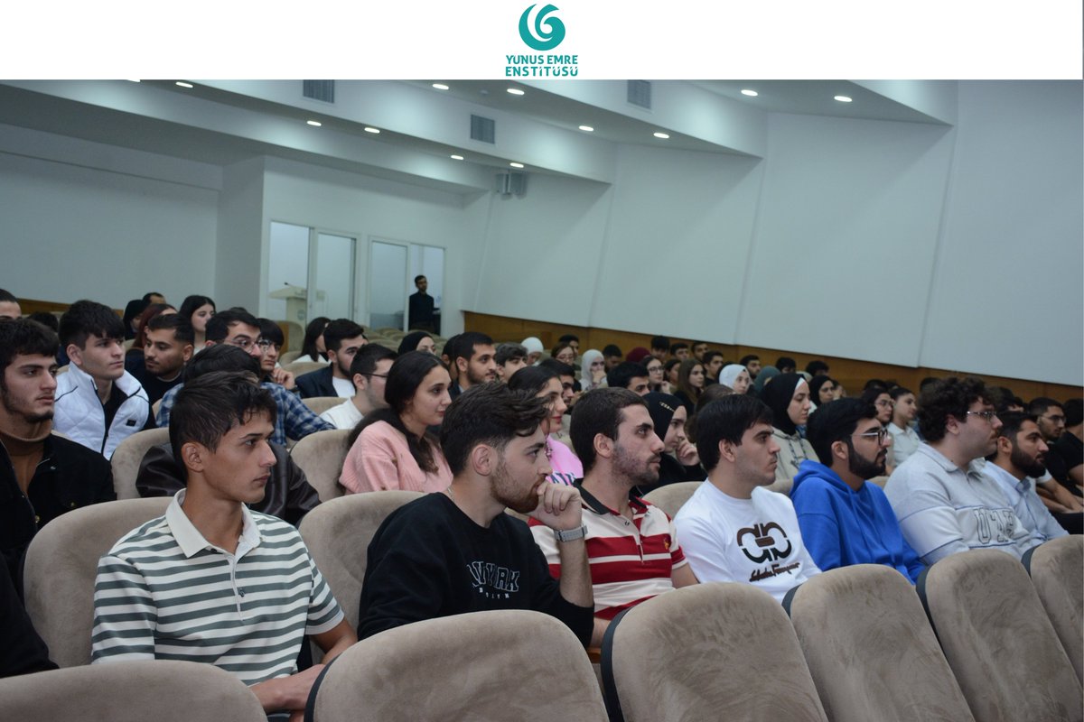 yeeazerbaycan's tweet photo. Bakü Yunus Emre Enstitüsünün organizatörlüğünde Azerbaycan İlahiyat Enstitüsünde Prof. Dr. Halit Eren tarafından “İslam İşbirliği Teşkilatı ve Kültürel Faaliyetleri” konulu konferans verildi. Konferans öğretim üyeleri ve öğrenciler tarafından yoğun ilgiyle karşılandı.
#yeeorgtr https://t.co/G8jNi83rRt