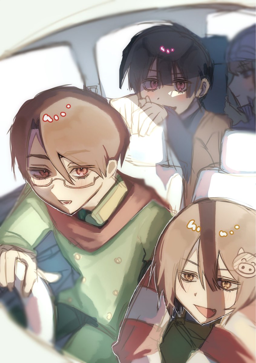 ⚠️でっちあげ
車内🚗💨