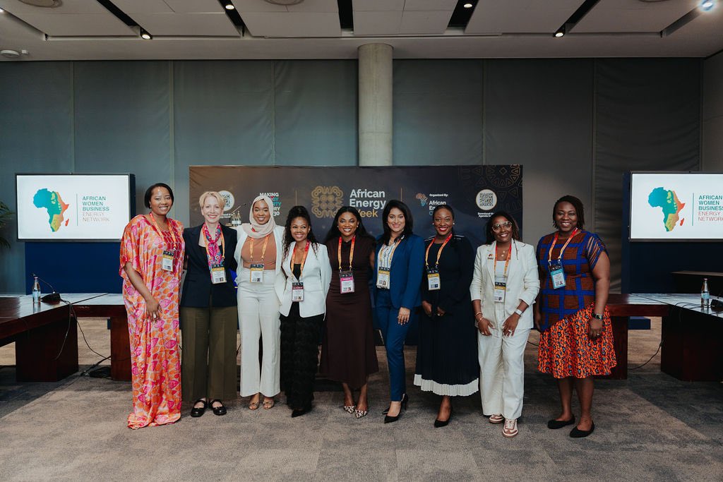 a_mtakor's tweet photo. Powerful conversations at the AWBEN Power Circle during #AfricanEnergyWeek 
Women are not just in the room- we are shaping Africa’s energy future. #CLG #AEW25 #AWBEN https://t.co/fP8kZ7UG5v
