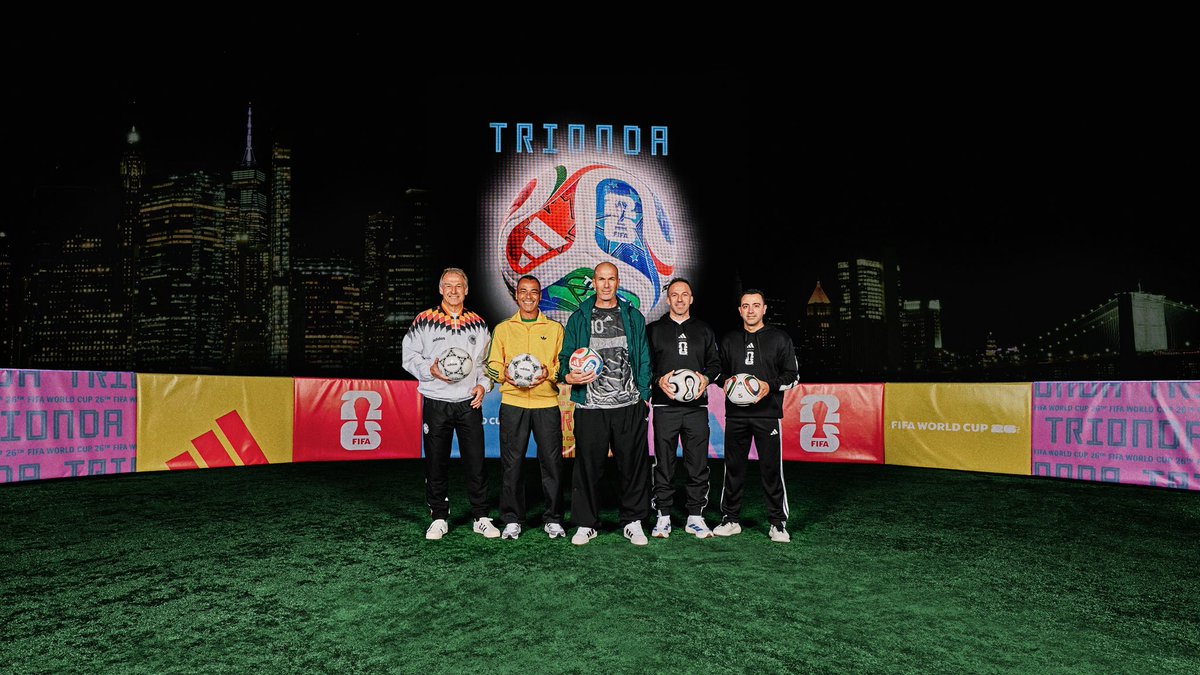 always a special moment to be part of the launch of the new official adidas Fifa World Cup 2026 Ball <a href="/adidasfootball/">adidas Football</a>