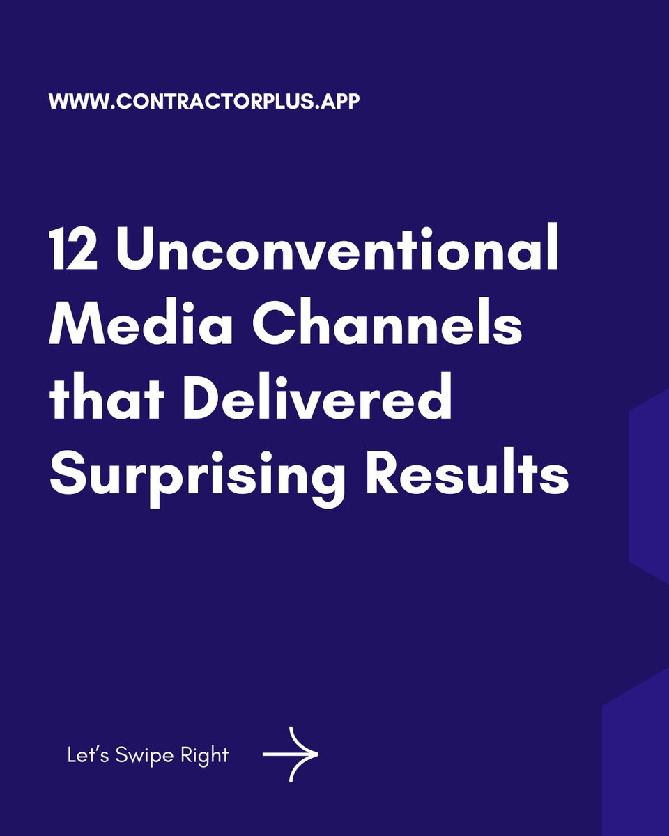 cplusapp's tweet image. ✨ 12 Unconventional Media Channels that Delivered Surprising Results 🚀

🔥 These insights prove that sometimes the most unconventional channels deliver the most impactful results.

👉 Which one surprised you the most? 💬👇

#PR #MarketingStrategy #MediaOutreach