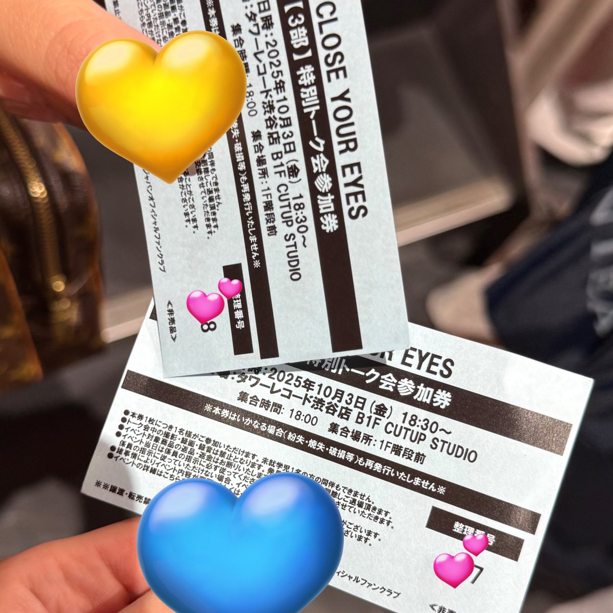 cinnaminseo's tweet photo. 前歯さんのお手伝いしに来たらおこぼれ前歯たくさん浴びられてたのしかったです🦷✨たまたま連番だったのすごい👈🏻 https://t.co/FF3ZLCiGDK