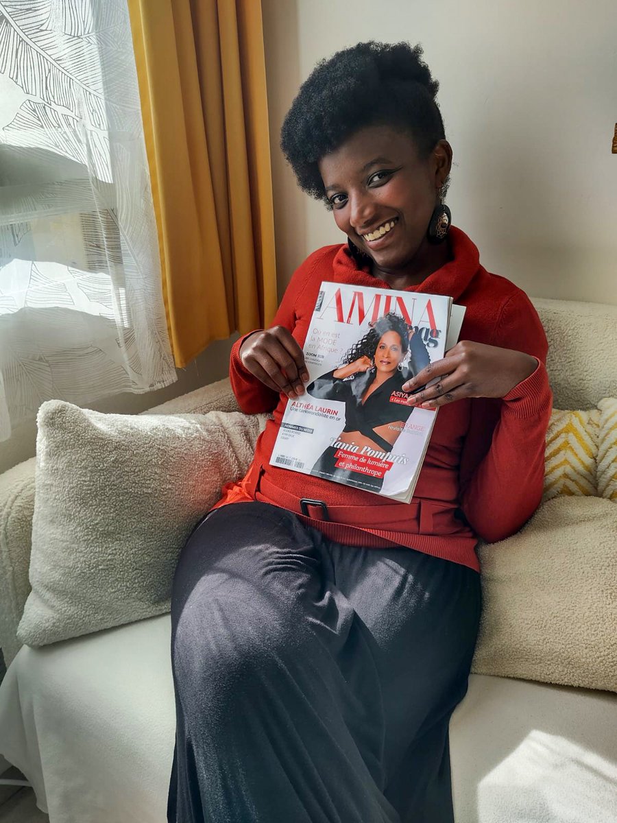 FilmLMPVLD's tweet photo. Un immense merci à Amina Magazine qui consacre 3 pages à Asiya Bathily réalisatrice et protagoniste du film « Les mots pour vous le dire »
Un honneur de voir son histoire, son engagement et le film mis en lumière
Courez vous le procurer 

#AminaMagazine #LesMotsPourVousLeDire https://t.co/f1SZfYZLna