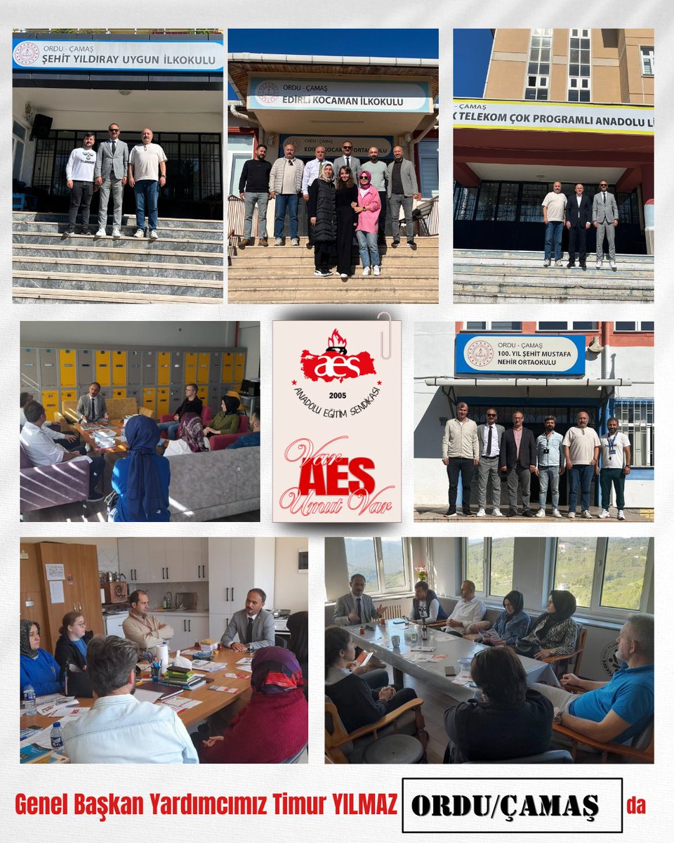 GENEL BAŞKAN YARDIMCIMIZ TİMUR YILMAZ ORDU/ÇAMAŞ’DA

Anadolu Eğitim Sendikası yöneticileri ve temsilcileri “sendikacı” kimliğinden önce, birlikte hak aramanın gereğine inanarak eğitim çalışanlarının sorunlarını öğretmenler odasında dinlemek sesleri olmak için sahada. 

Genel