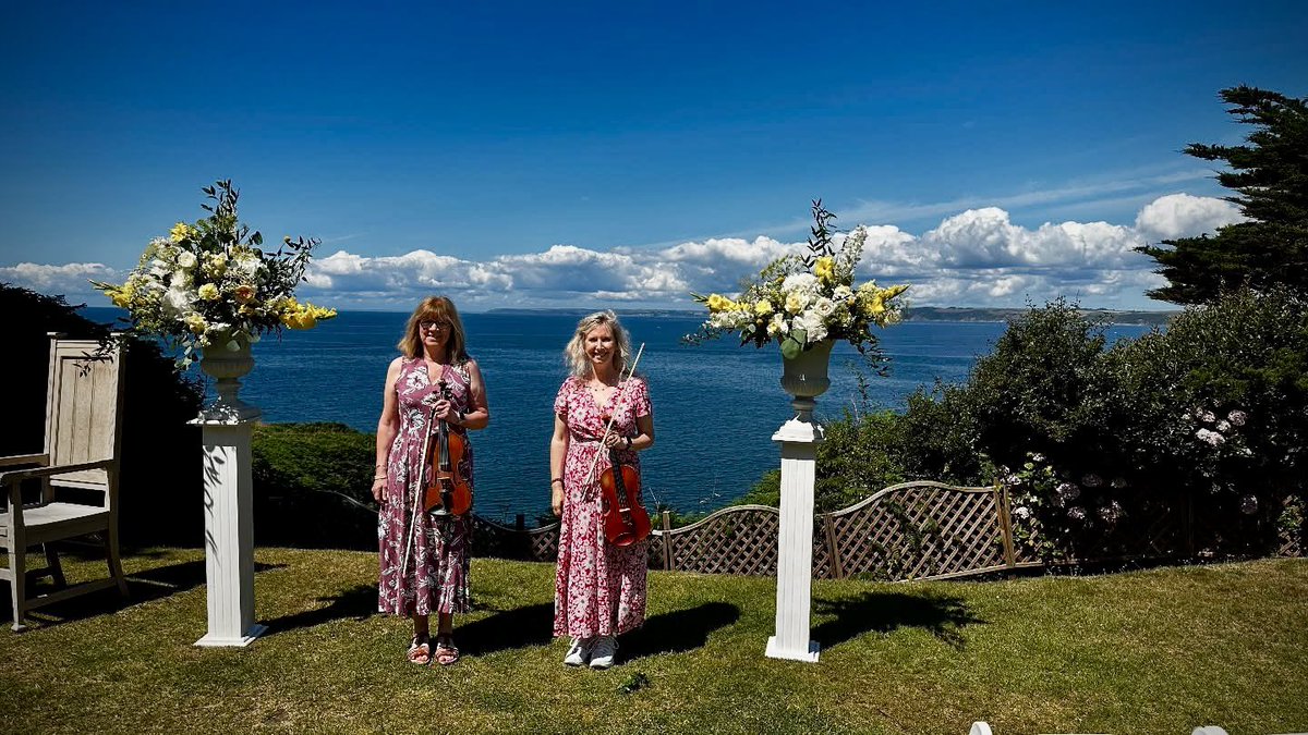 classicstrings's tweet image. Our Two Violins Duo is playing for a wedding tomorrow at the Harbour Hotel Fowey! 
#cornwallwedding