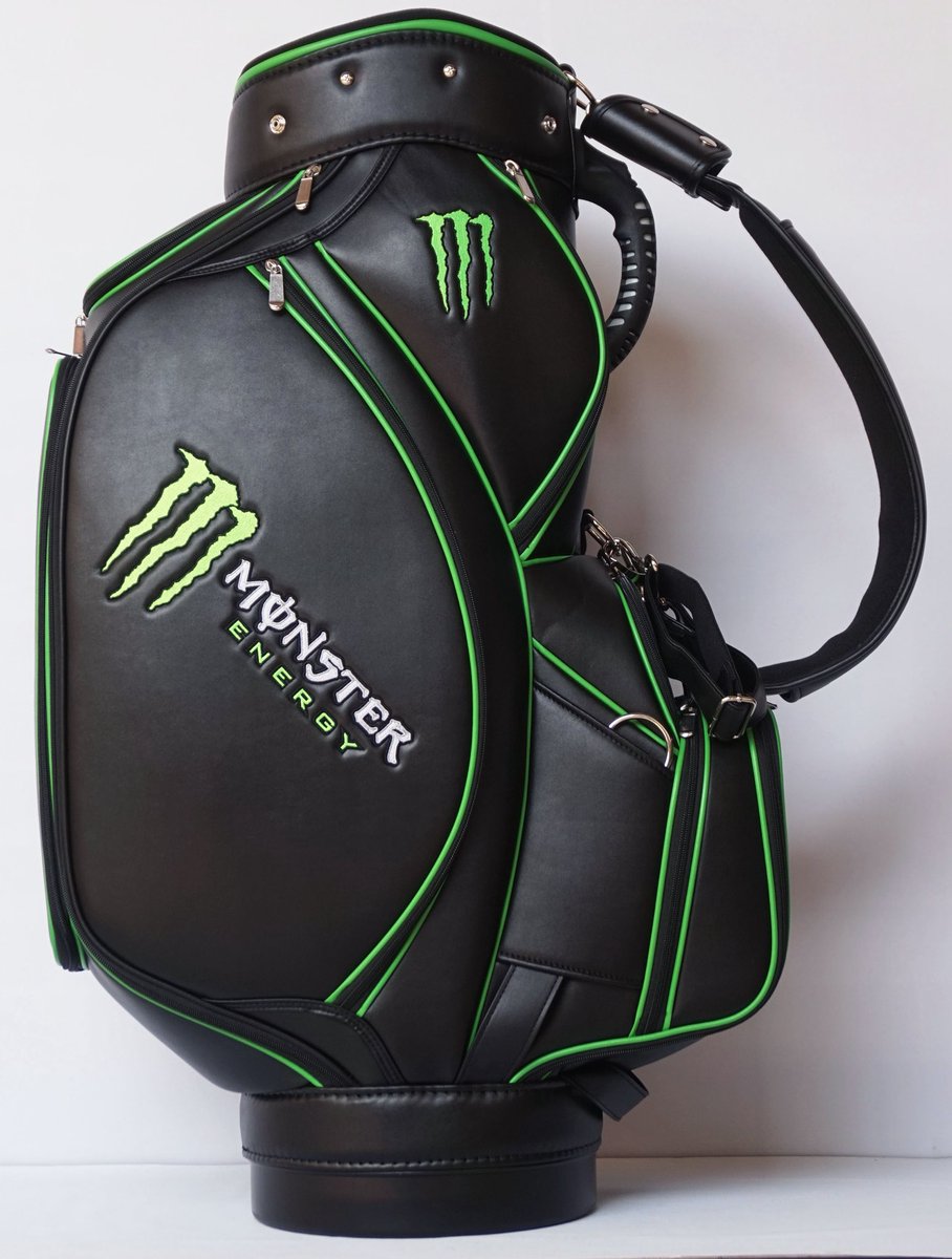 MPDCustomGolf's tweet photo. October is the perfect month for our MONSTER Tour Bag!
#monster #monsterendergy #monstermash #monstergolf #mpdcustomgolf #customgolfbags #standbags #looksharpplaysharp https://t.co/Cyul1w0aKu