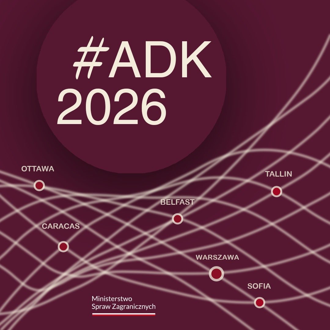 Chcesz reprezentować Polskę na świecie? 🇵🇱

❗️Ruszył nabór na aplikację dyplomatyczną-konsularną 2026❗️

To Twoja szansa, aby dołączyć do polskiej dyplomacji.

📆 Nabór trwa do 24.10.2025 r.

Szczegóły ⤵️

 gov.pl/web/dyplomacja…

#ADK2026